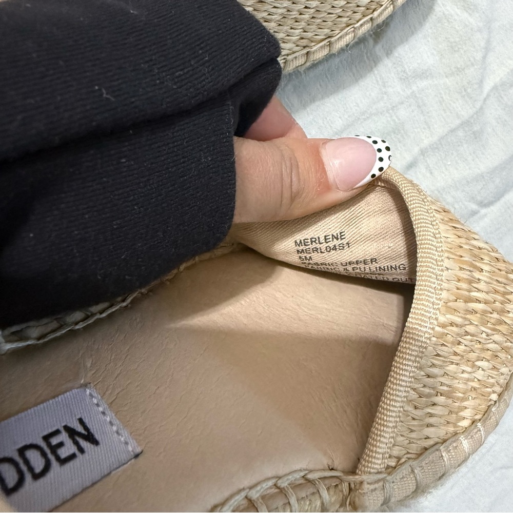 Steve Madden Tan Espadrille Sandals - Picture 4 of 6